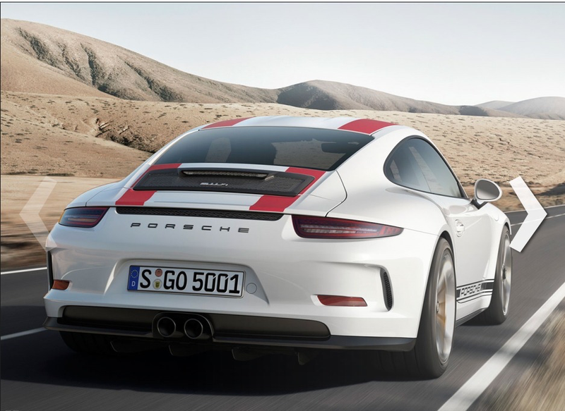 Illustration for article titled The 2017 Porsche 911 R Will Be The Best Manual 911 You Can't Buy